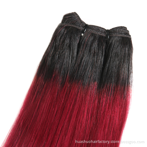 Super Cuticle Aligned Vietnam Burmese 10a 99J Straight Raw Malaysian Virgin Weft With Closure ,Double Drawn Human Hair Weaves